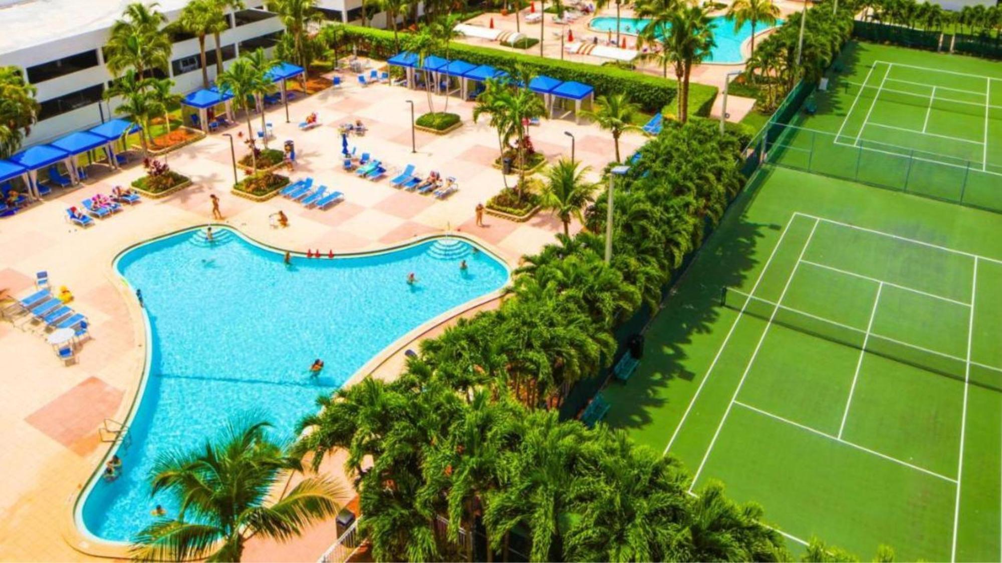 Stunning Water Views 1Br Condo With Pool And Tennis Court Sunny Isles Beach Zewnętrze zdjęcie